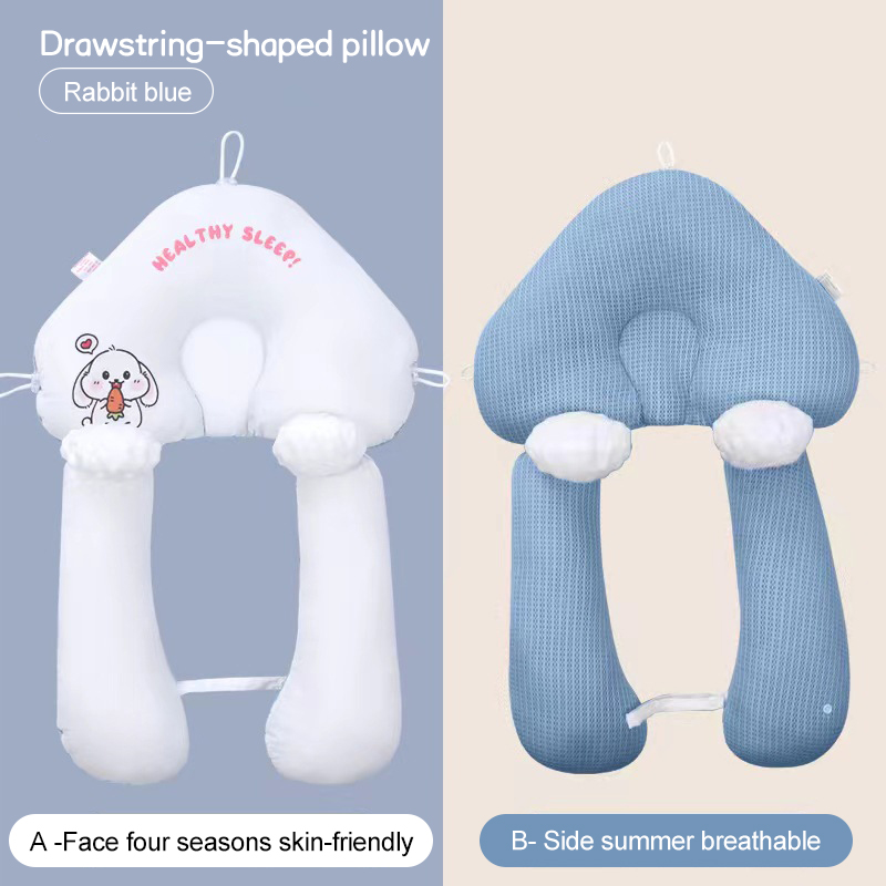 【New 】Baby Shaping Pillow Newborn Anti Flat Head Soothing Pillow Bolsters And Head Pillow Set