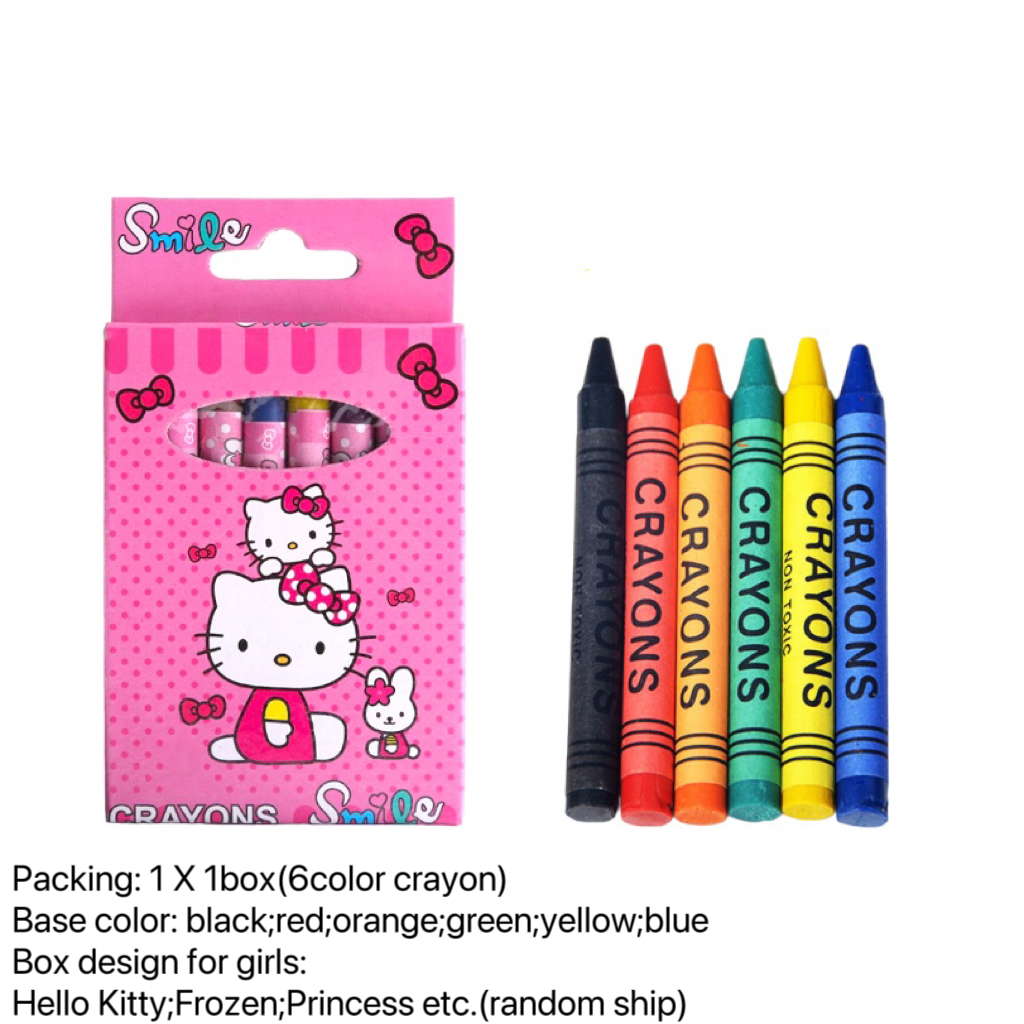 Crayola Crayon Set 8/16/24 Colors with Case Box – Non-Toxic Jumbo Crayons for Kids Safe & Smooth Coloring Materials Hindi Napuputol School & Art Use