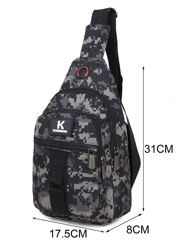 Kaiserdom Man seok Military Collection Mens Chest Bag Cross Body Bag