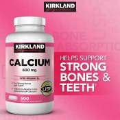 Kirkland Calcium with Vitamin D3, 500 Tablets