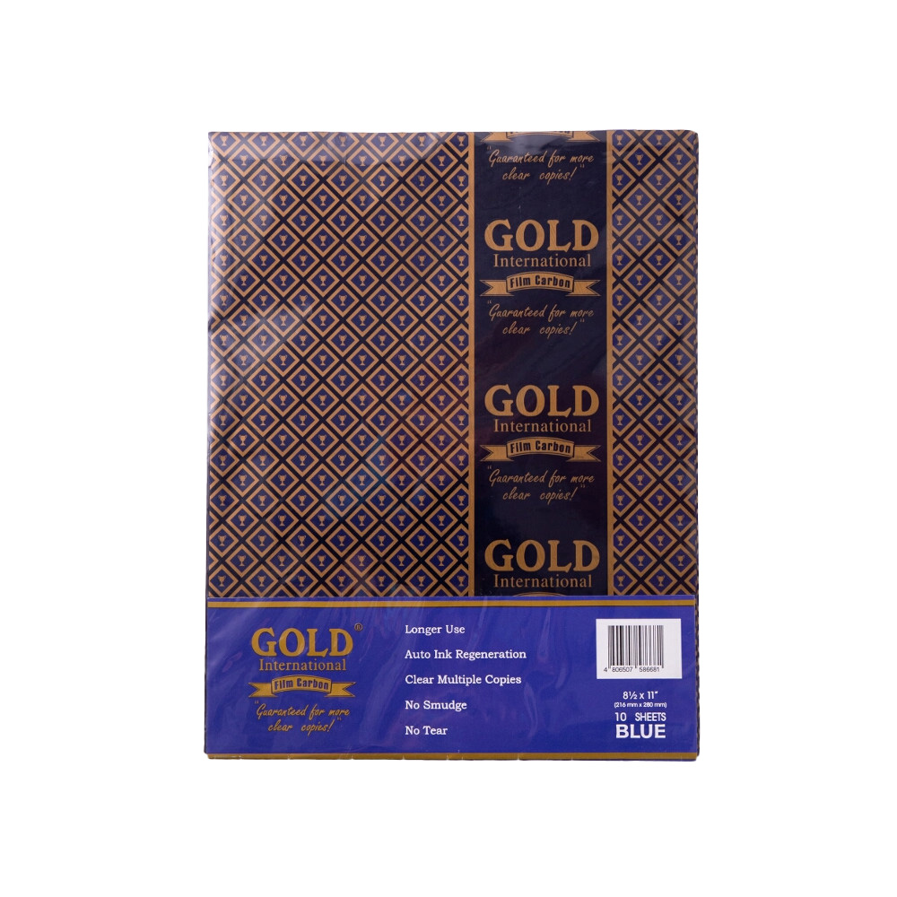 Gold International Film Carbon 10 Sheets per Pack