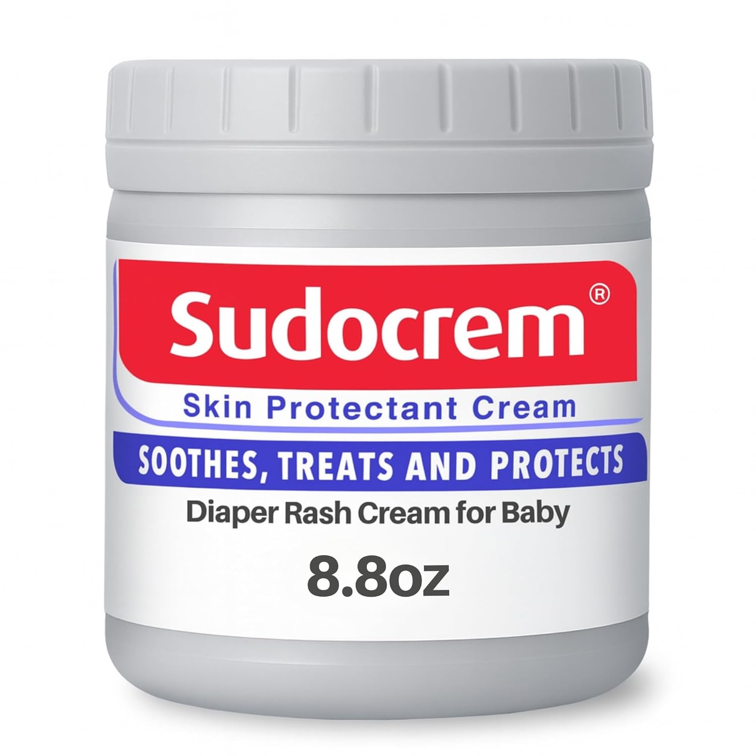 Sudocrem Diaper Rash Cream for Babys Skin Triple Action Diaper Rash Paste that Soothes Treats and Protects 15.29% Zinc Oxide Cream