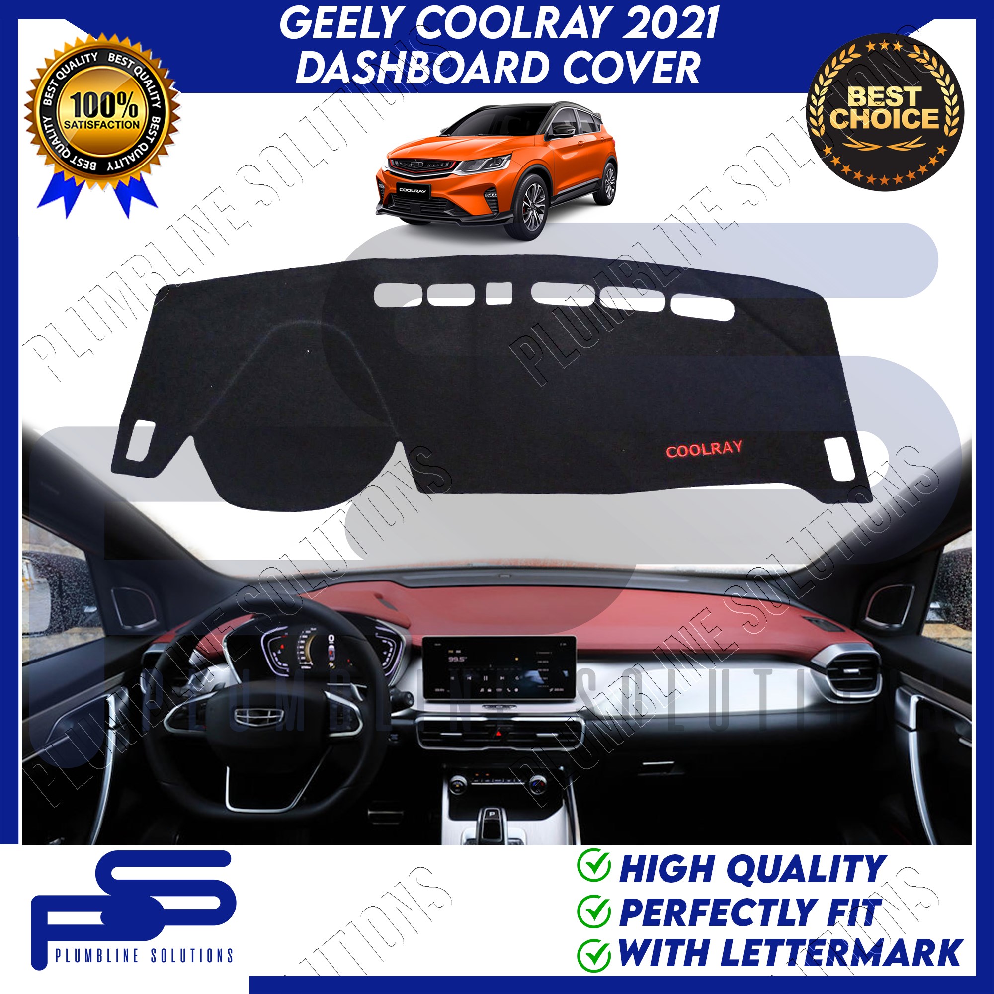 Dashboard Cover for Geely Coolray Okavango 2019 2020 2021 Model Dashboard  Cover High Quality Dash Mat Sun Shade Non Slip Dash Board Pad Dash Board  Cover Carpet Geely Car Accessories Lazada PH