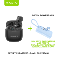 BAVIN BA19 HiFi Bluetooth Wireless TWS Earbuds Active Noise Reduction Earphones w/ Touch Control Immersive Audio