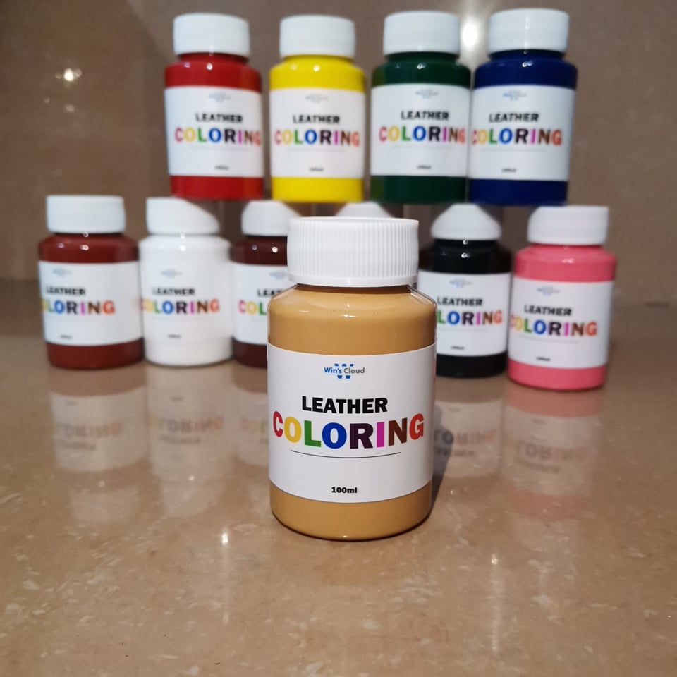 Wins Cloud Premium Leather Paint for shoes and all types of leather. 30ml/50m/100ml