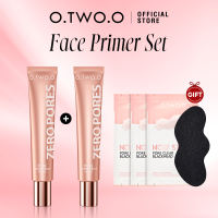 【Buy 2 Save 10%】O.TWO.O Face Primer Matte Long-wear Waterproof Smooths Fine Lines Oil-Control Moisturizing Brightening Foundation Makeup Base 20g