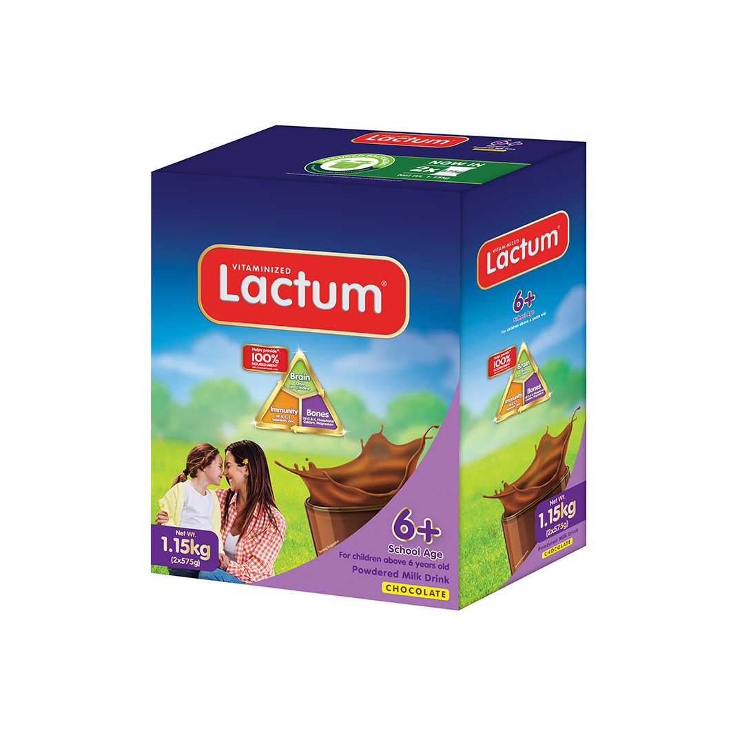 Lactum 6+ Chocolate 1.15kg Powdered Milk Drink for Children 6 Years Old and Above