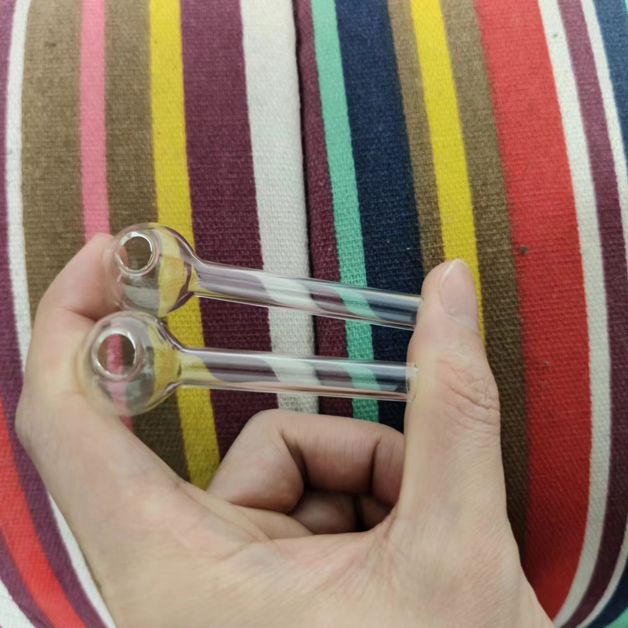 2/5/10pcs tube clear glass ebut matibay