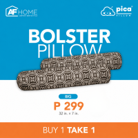 AF Home Crushed Foam Bolster Pillow  BIG B1T1 | Random Color