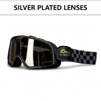 Retro Motorcycle Goggles Vintage Helmet Glasses Windproof UV400 For Harley Cafe Racer