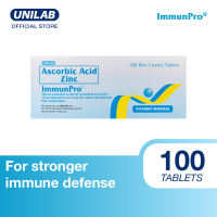 Immunpro Ascorbic Acid With Zinc 100s (For Increased Body Resistance And Enhanced Immune System)