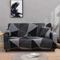 Sofa Cover 1/2/3/4 Seater L-Shape Slipcover Anti-Skid Stretch Protector Couch Elastic Cushion Cover Dust-proof Cat-scratch-proof Soft Touch and Skin-friendly Material