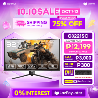 [3YRS WARRANTY] Koorui G3221SC 32 Inch 2560*1440 QHD (Powered by HKC) VA Panel black 170HZ 90% DCI-P3 Color gamut 1ms MPRT Gaming Monitor Computer PC 1500R Curved Design Monitor