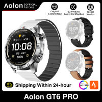 Aolon GT6Pro Smart Watch Compass HD Bluetooth Call Flashlight Amoled Smartwatch Waterproof For Man