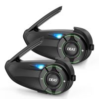 EJEAS Q8 Motorcycle Wireless Helmet Bluetooth 6-Ways Mesh Intercom Headset for 6 Riders