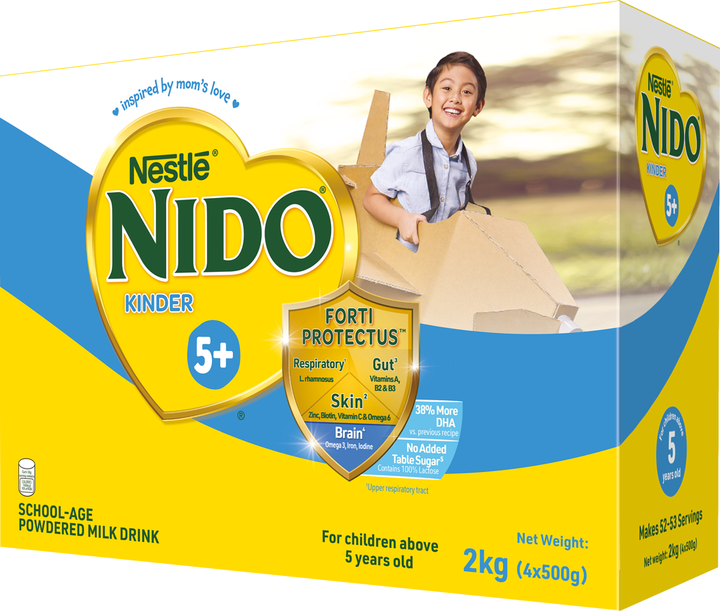 NIDO 5+ Powdered Milk Drink For 5+ Years Old 2kg