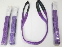 Perfect Tools 1 Ton 1-2-3-4-5-6 Meters Heavy Duty Web Sling Lifting Belt Rope Webbing Sling Belt with Double Reinforced Eye Flat O-O Polyester Flat