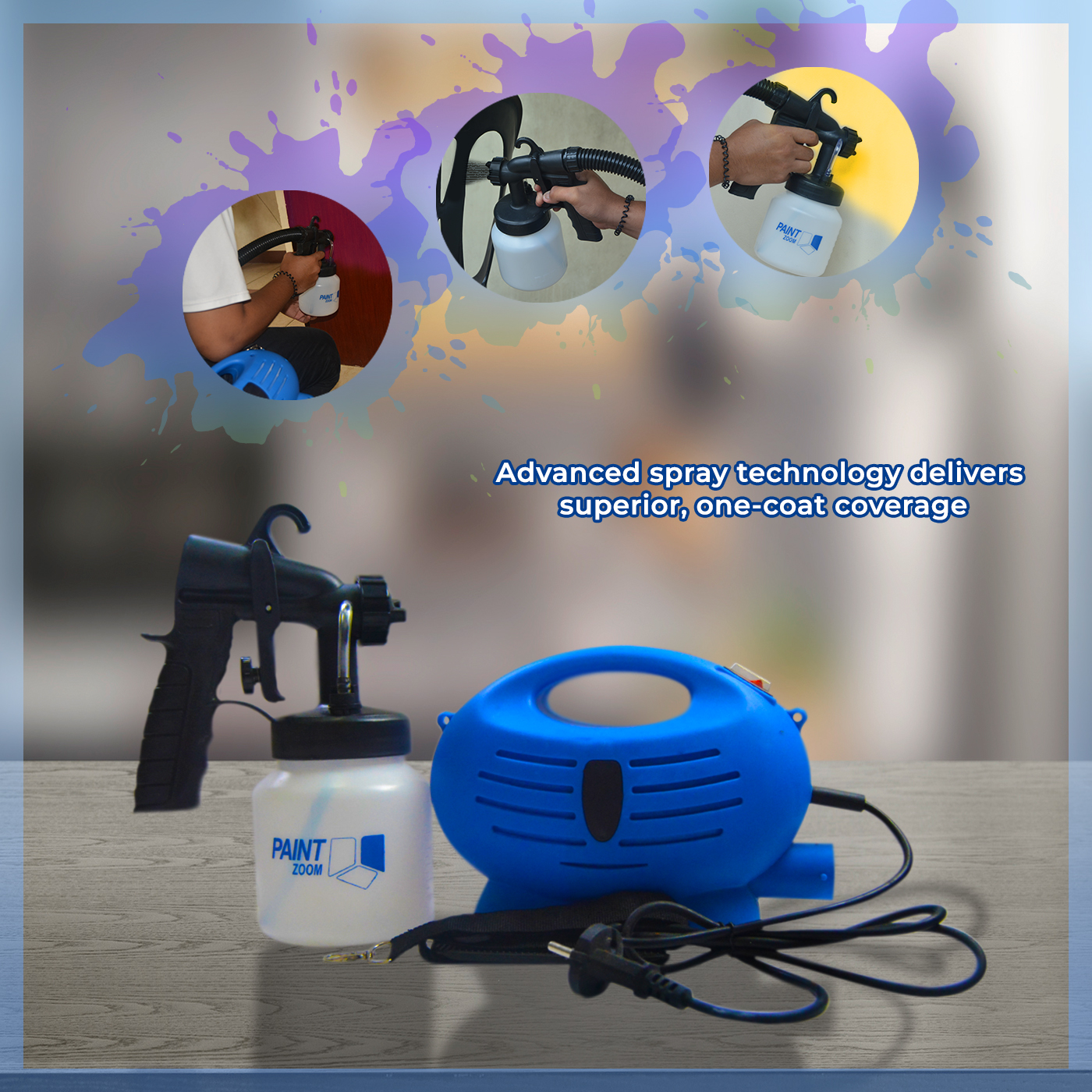 Original Paint Zoom Electric Portable Spray Painting Machine Paint