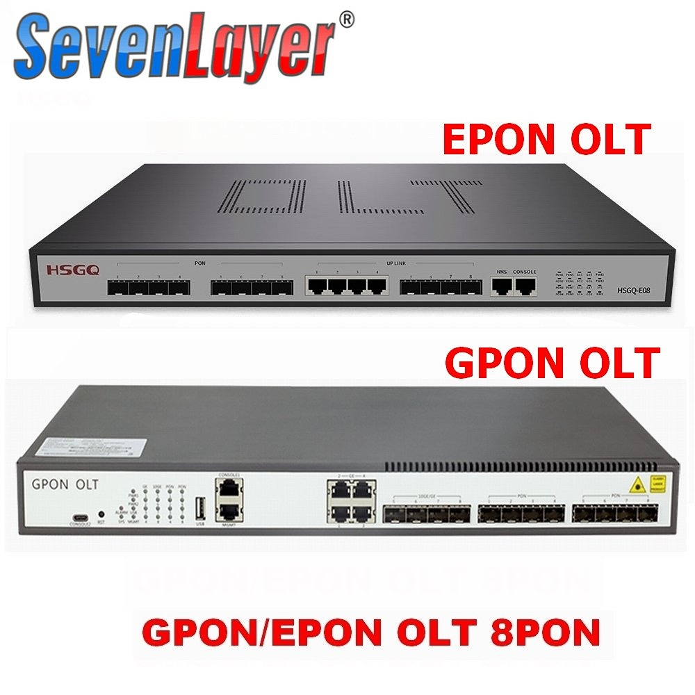 EPON OLT GPON OLT 8PON Ports FTTH CATV OLT Carrier-Grade High-Density Fiber Optic High Quality 10G o