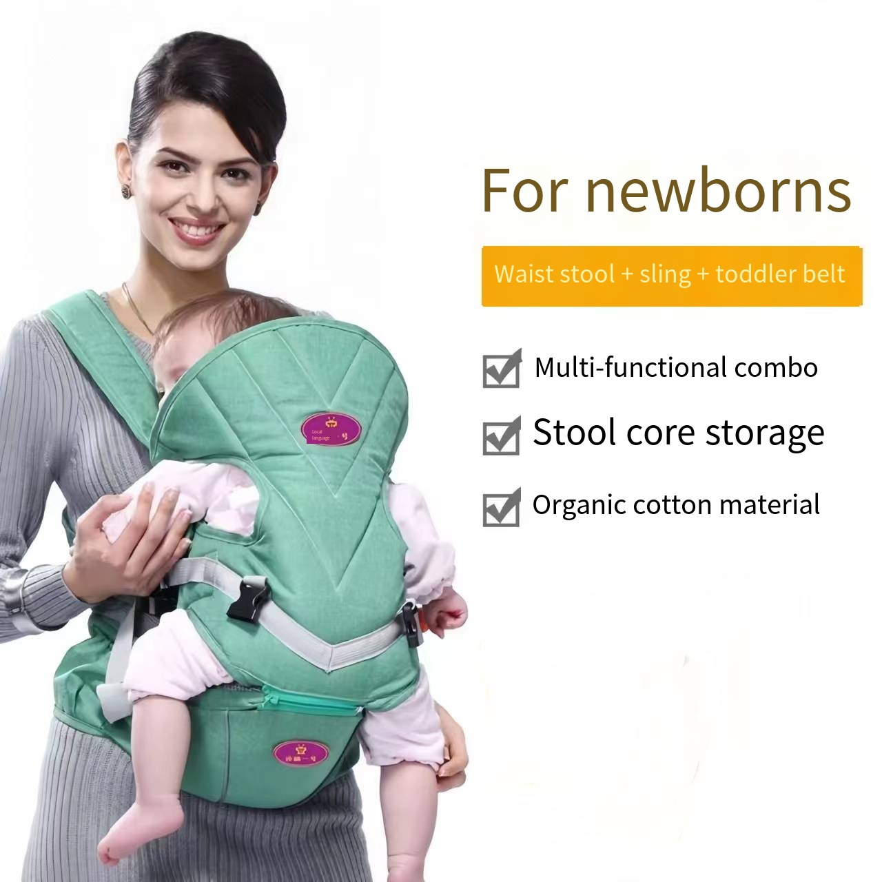 3-36 Months Breathable Multifunctional Ergonomic Baby Carrier Infant Comfortable Sling Backpack Hip seat Wrap
