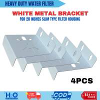 White Metal Bracket for 20 Inches Slim Type Water Filter Housing