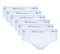 Hanes White 6-Pack Smart Hipster Brief 1303