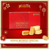 Polland Hopia Mongo (4pcs) Yellow Mongo Filling - Festive Sweets Gifts Savoury Snacks