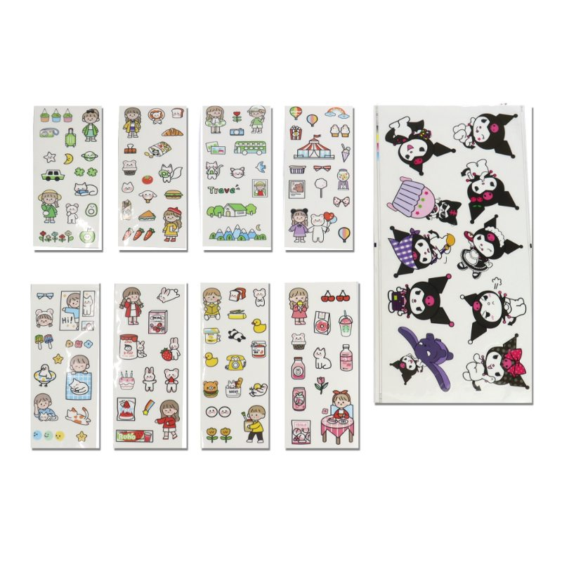Rapoo A01 Decorative Assorted Cartoon Stickers for Power BankLaptop Random Pattern DIY Material Stickers Paper