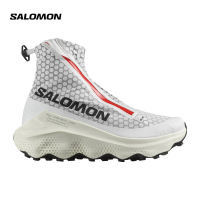 SALOMON S/LAB Ultra Dust Unisex Trail Running Shoes in White / Fiery Red / Vanilla Ice