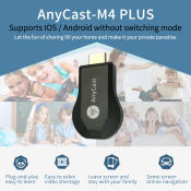 Anycast Wireless TV Stick - HD Mirroring for iOS/Android