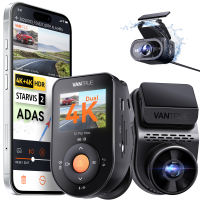 Vantrue S1 Pro Max Dual 4K Dash Camera for Car Front and Rear Dash cam 5GHz WiFi Super Night Vision ADAS GPS 24H Parking Mode