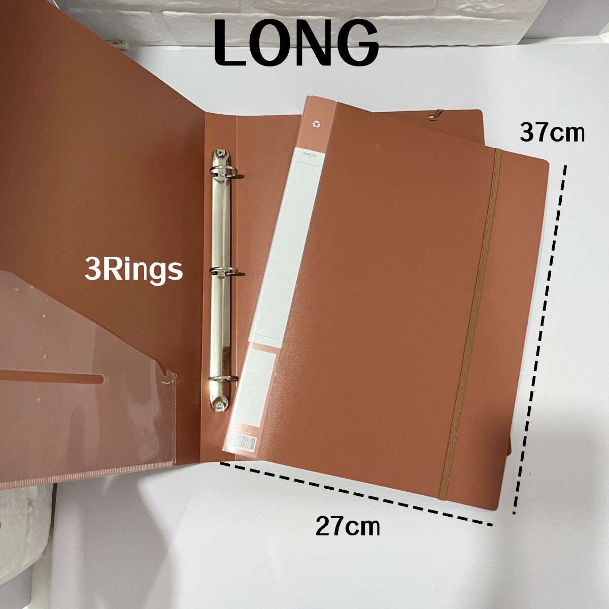 Long Loose Leaf File Bag Transparent Binder Envelopes Clear File Folder Thickened Refill Pockets