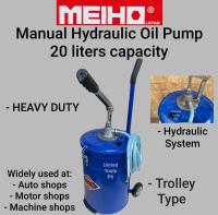 MEIHO Japan Manual Hydraulic Oil Pump Lubricator 20 liters capacity HEAVY DUTY
