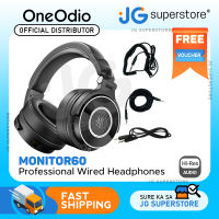 OneOdio Monitor 60 Professional Wired Over-Ear Studio Monitor Headphones with High Resolution Audio for DJs and Audiophiles | JG Superstore
