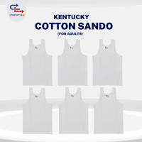 [WHOLESALE] 6pcs Kentucky White Sando (for Adults)