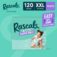 RASCALS Pants Super Jumbo Box XXL (16+ kgs) - 40 pcs x 3 (120 pcs) - Diaper Pants
