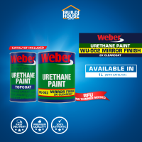 WEBER Urethane Paint Mirror Finish 2K Clearcoat (with Catalyst) - 1L