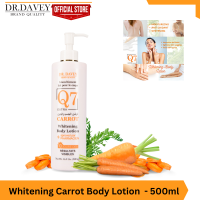 Dr. Davey Carrot Body Lotion 500g - Whitening Lightening Firming & Brightening Body Moisturizer