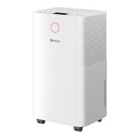 Simplus Dehumidifier 12L/Day 3 Modes Clothes Drying 24H Timer Auto Shut-Off Ultra Quiet Touch Control Home Living Room