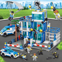SWAT City Police Robot Toys Building Blocks Set with Minifigures Educational Toys for Boys Birthday Gift