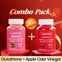 ASGG Glutathione Collagen Glow Gummies Original Anti-Aging Whitening Skin with Vitamin C Collagen Beauty Supplements