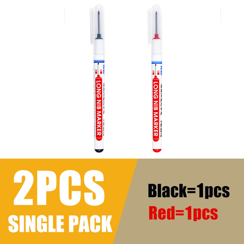 KASP 10pcs Quick Drying Marker Pen Multifunctional Long Head Oily Metal Marker