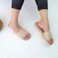 JOPHIEL Abaca Flat in Square Toe Sandals for Women HIGH QUALITY LOCALLY MADE