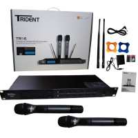 Trident TR-16 UHF 7dual wireless microphone / Smart Sensing Microphone System / changeable frequency