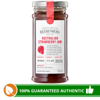 Beerenberg Australian Strawberry Jam – Gluten Free & Vegan | Premium Fruit Preserve | 300g