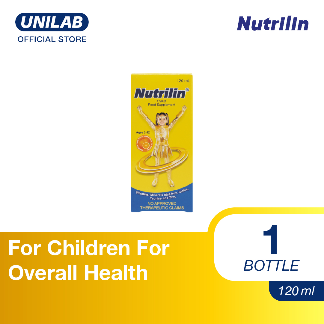Nutrilin Syrup 120mL Multivitamin For Children For Overall Health
