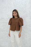 HTP Overlap Modern Filipiniana  Top For Women