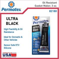 Permatex ULTRA BLACK Oil Resistant RTV Silicone Gasket Maker 3 oz. - 82180