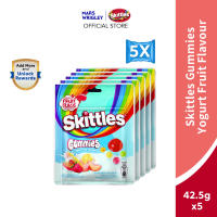 SKITTLES® Gummies Yogurt Fruit Sachet 42.5G (Bundle of 5) | Assorted Candies
