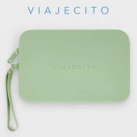 Viajecito Matcha Clutch | Silicone Water-proof Clutch Bags for Women HandBags for Women Travel Pouch Original Viajecito Splashkit Littles